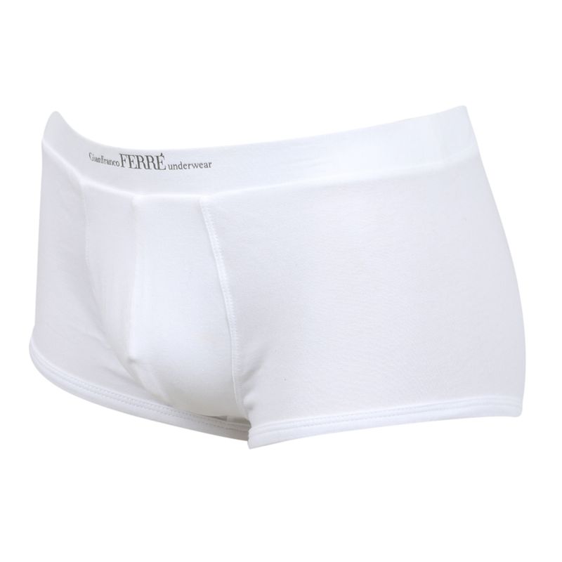 Gianfranco Ferre Vistoso Bi White Cotton Blend Mens Brief Underwear